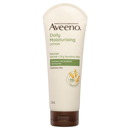 Aveeno Daily Moisturising Body Lotion - Fragrance Free 225mL - Auzzistore