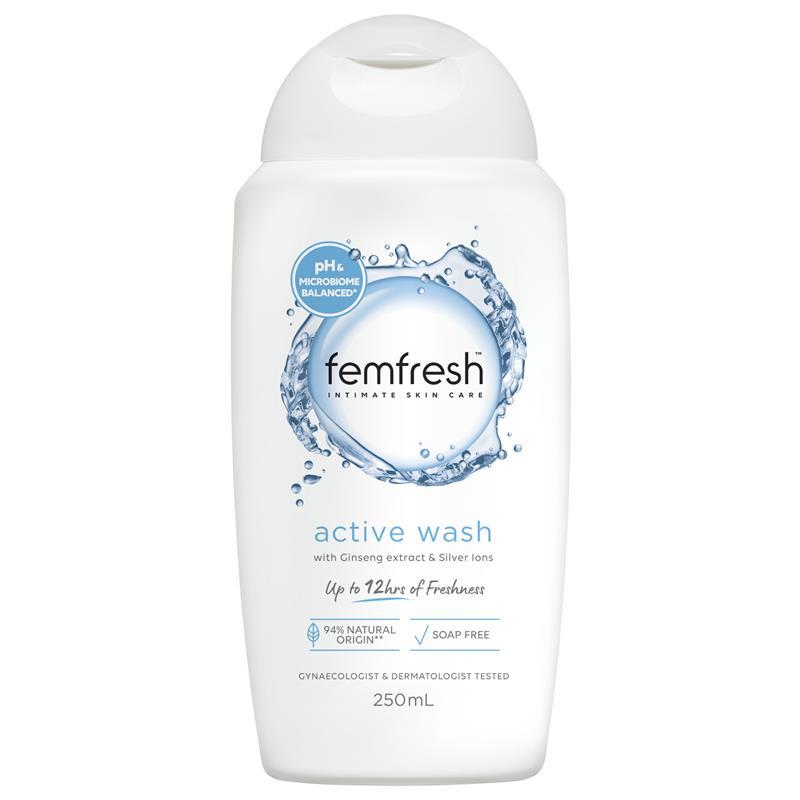 Femfresh Intimate Wash with Ginseng & Silver Ions, 250ml
