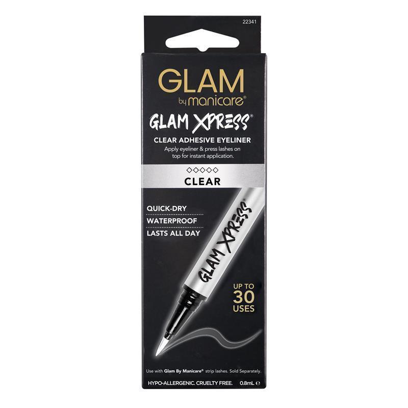 Glam By Manicare Glam Xpress Clear Adhesive Eyeliner 0.8mL - Effortless Lash Application