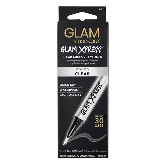 Glam By Manicare Glam Xpress Clear Adhesive Eyeliner 0.8mL - Effortless Lash Application