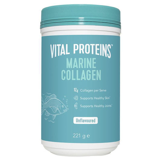 Vital Proteins Marine Collagen Unflavoured 221g - Natural Support for Skin and Joints
