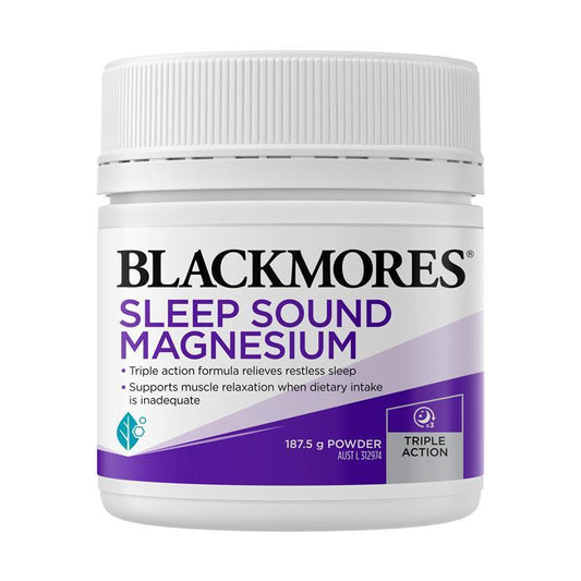 Blackmores Sleep Sound Magnesium Powder 187.5g - Restful Sleep Support