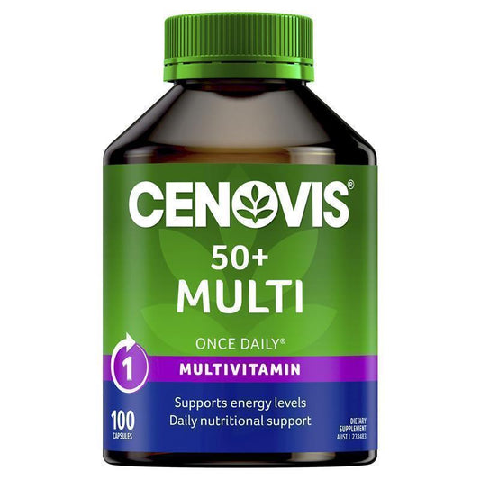 Cenovis Once Daily 50+ Multivitamins & Minerals 100 Capsules-Auzzi Store
