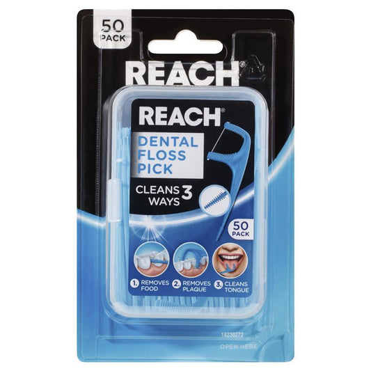 Reach Dental Floss Pick - 50 Pack - Auzzi Store