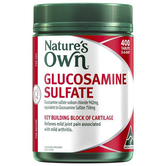 Nature's Own Glucosamine Sulfate 750mg, 400 Tablets for Joint Health