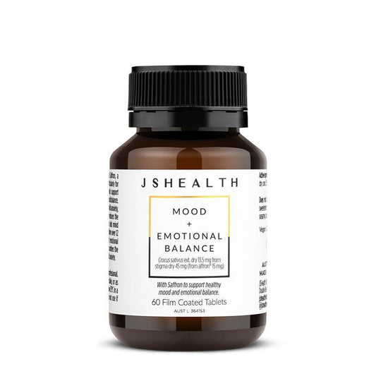 JSHEALTH Mood Balance with Saffron – 60 Tablets - Auzzistore