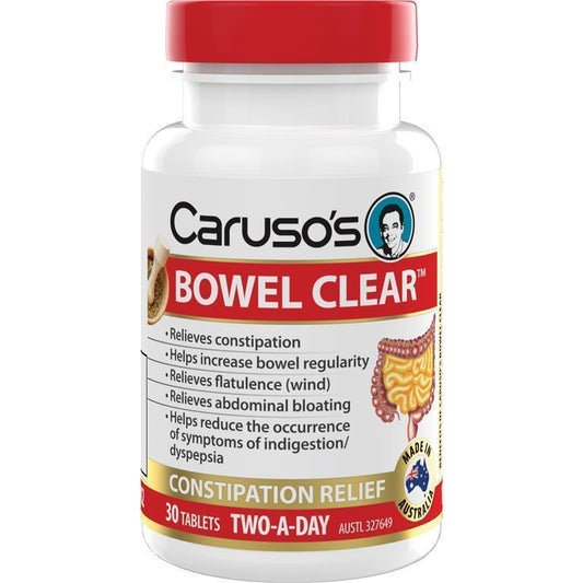 Caruso's Bowel Clear - 30 Tablets for Digestive Health-Auzzi Store