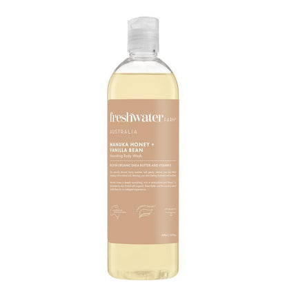 Freshwater Farm Natural Manuka Honey & Vanilla Body Wash 500ml