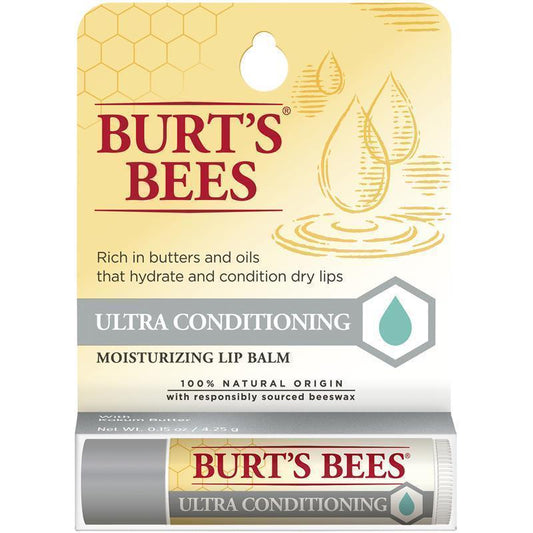 Burt's Bees Ultra Conditioning Lip Balm 4.25g - Natural Moisture for Your Lips