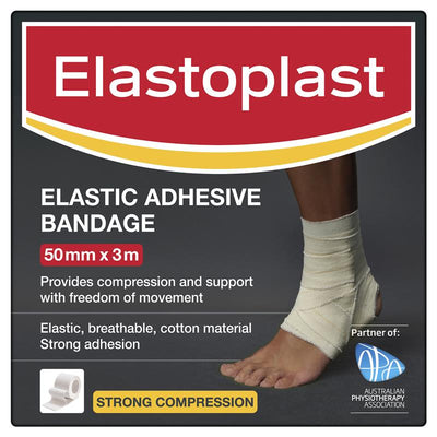 Elastoplast Sport Elastic Adhesive Bandage 50mm x 3m - Flexible Support