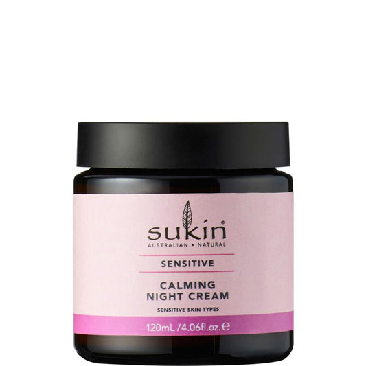 Sukin Sensitive Calming Night Cream 120ml - Natural Hydration for All Skin Types-Auzzi Store