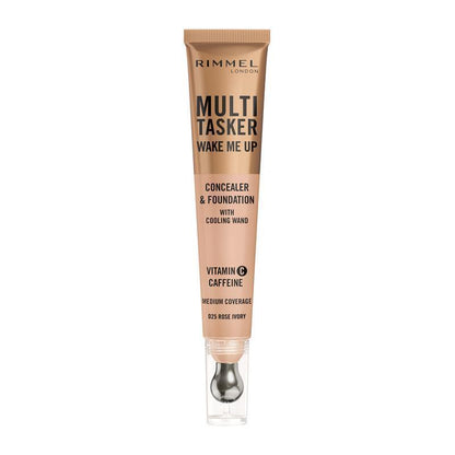Rimmel Multi Tasker Wake Me Up Concealer & Foundation 025 Rose Ivory
