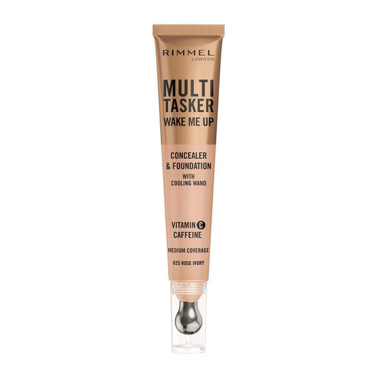 Rimmel Multi Tasker Wake Me Up Concealer & Foundation 025 Rose Ivory