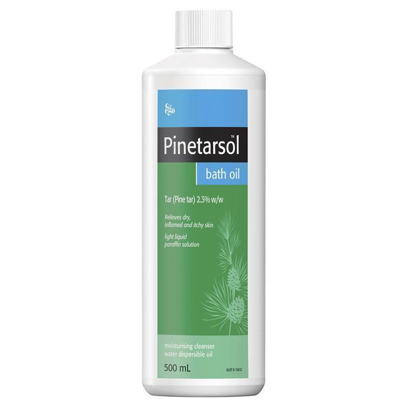 Pinetarsol Cleansing Bath Oil 500ml with Pine Tar for Itch Relief & Moisture