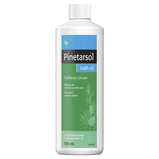 Pinetarsol Cleansing Bath Oil 500ml with Pine Tar for Itch Relief & Moisture