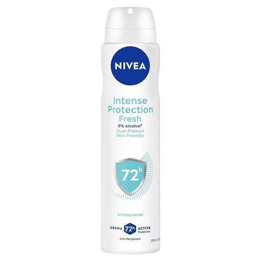 NIVEA Intense Protection Fresh Aerosol Deodorant - 250ml (72H Protection) - Auzzi Store