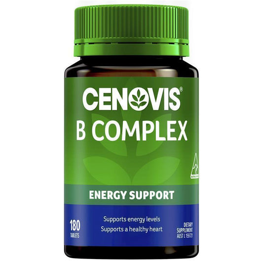 Cenovis B Complex Vitamins - 180 Tablets for Energy & Wellbeing