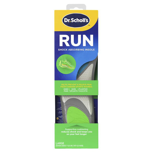 Dr. Scholl's Run Shock Absorbing Insoles - Large | Pain Relief for Runners-Auzzi Store