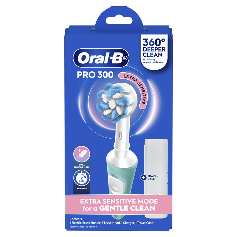 Oral-B Pro 300 Electric Toothbrush - Everyday Clean Mint-Auzzi Store
