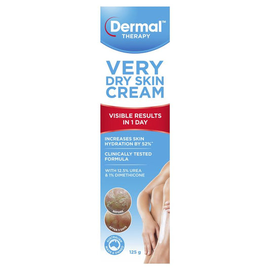 Dermal Therapy Very Dry Skin Cream 125g - Intensive Hydration for Dry Skin - Auzzi Store