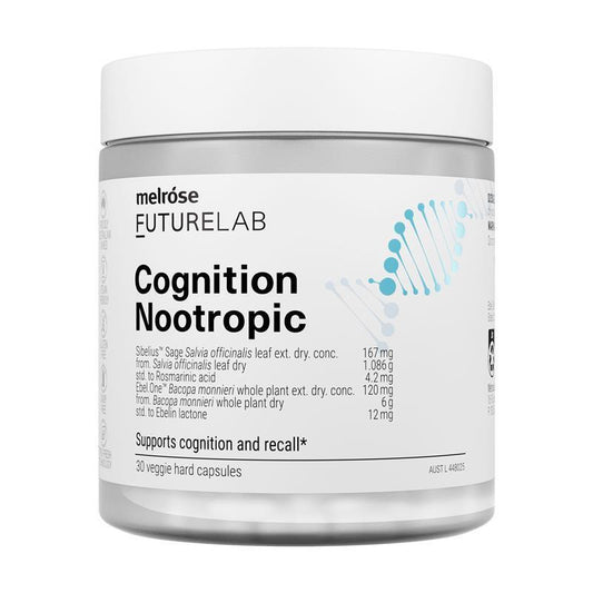 Melrose FutureLab Cognition Nootropics 30 Capsules - Enhance Memory & Focus