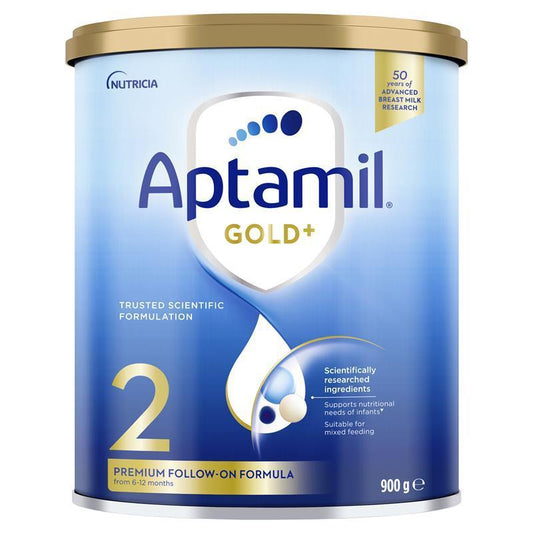 Aptamil Gold+ 2 Baby Follow-On Formula (6-12 Months) - 900g-Auzzi Store