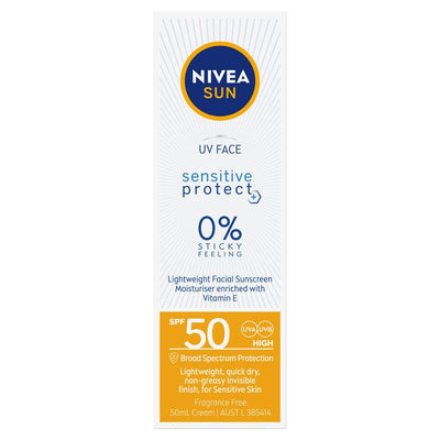 NIVEA Sun SPF 50 UV Face Sensitive - 50ml