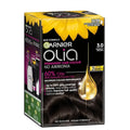 Garnier Olia 3.0 Darkest Brown Permanent Hair Colour - Ammonia-Free with 60% Oils