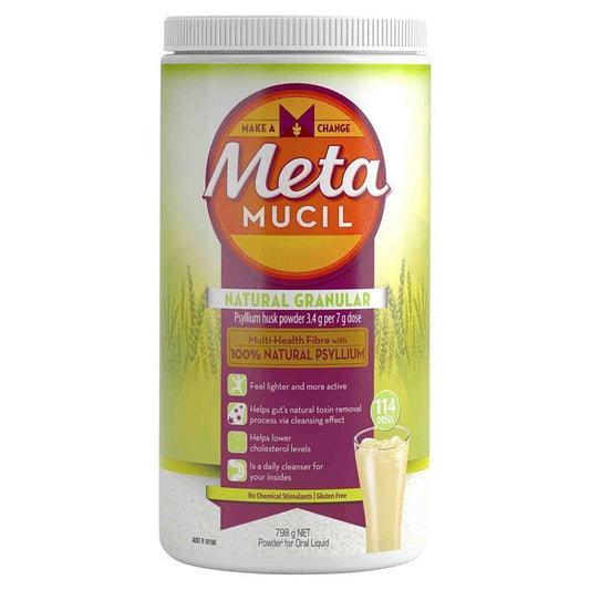 Metamucil Fibre Supplement Natural Granular - 114 Doses-Auzzi Store