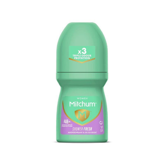 Mitchum Women’s Shower Fresh Roll-On Deodorant 50ml – 48Hr Protection - Auzzistore