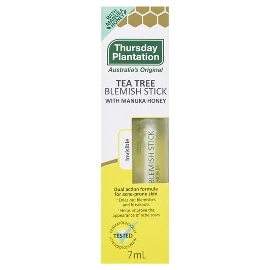 Thursday Plantation Tea Tree Blemish Stick - 7ml for Acne-Prone Skin-Auzzi Store
