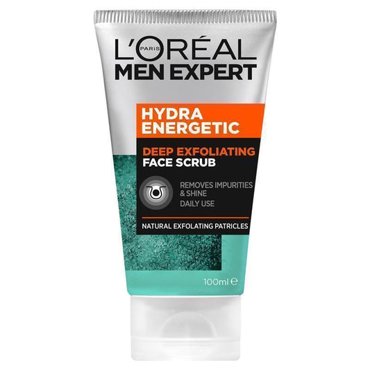L'Oreal Men Expert Hydra Energetic Deep Exfoliating Scrub 100mL - Auzzi Store