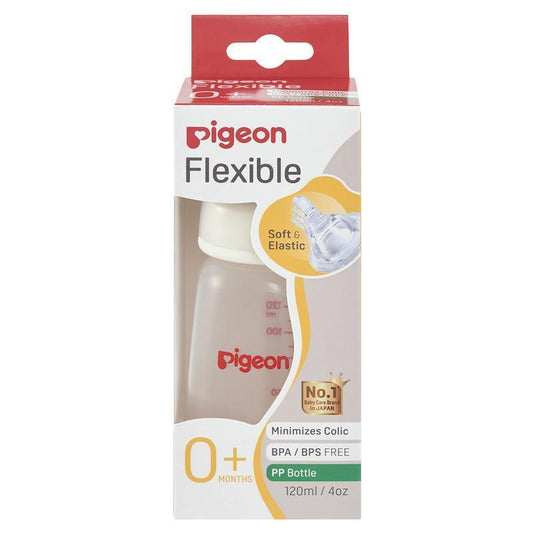Pigeon Flexible Peristaltic PP Bottle - 120ml-Auzzi Store