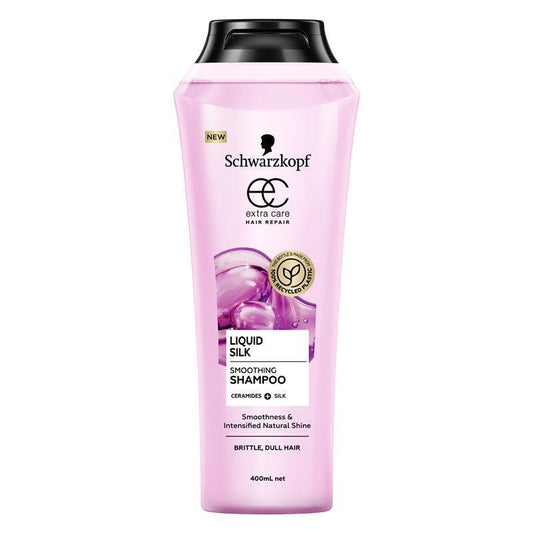 Schwarzkopf Extra Care Liquid Silk Shampoo 400ml - Shine & Smooth