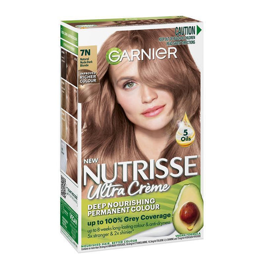 Garnier Nutrisse 7N Nudes Collection - Dark Blonde Permanent Hair Colour-Auzzi Store