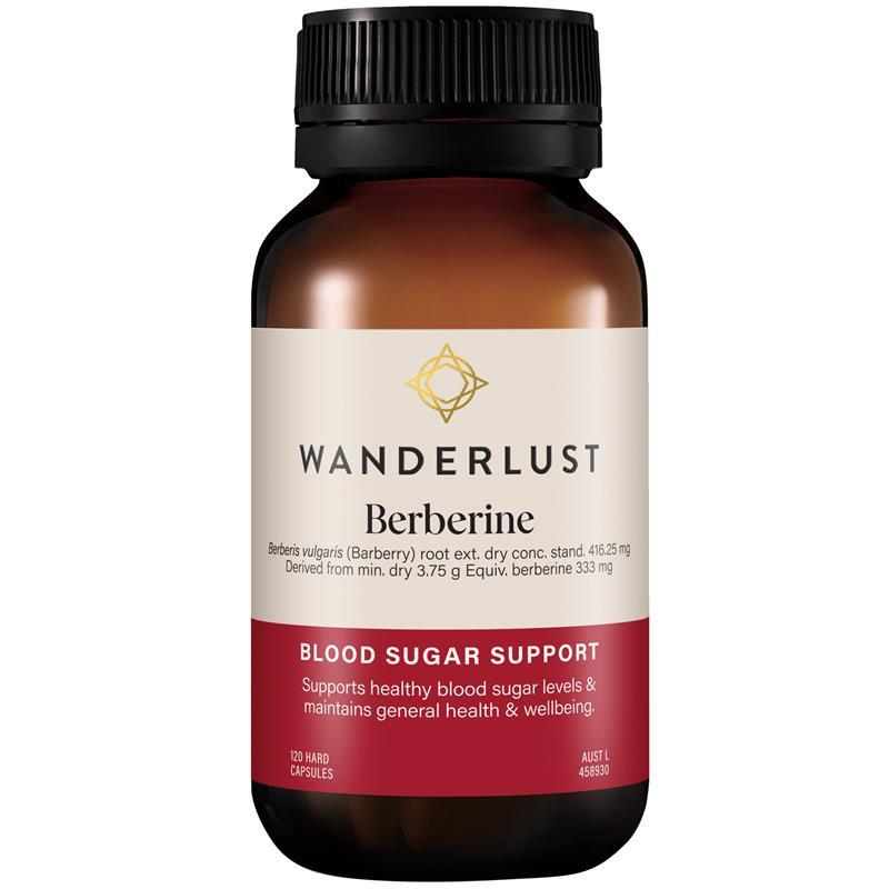 Wanderlust Berberine 333mg 120 Capsules - Blood Sugar Support