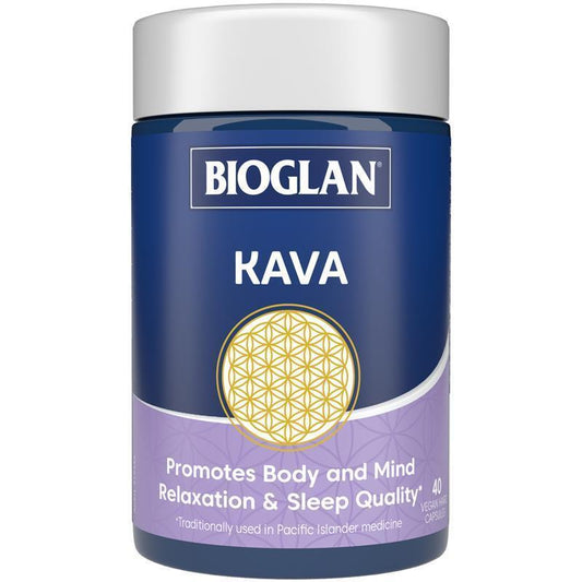 Bioglan Kava - 40 Capsules - Auzzi Store