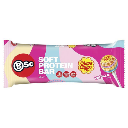 BSc x Chupa Chups Soft Protein Bar - Vanilla - 55g
