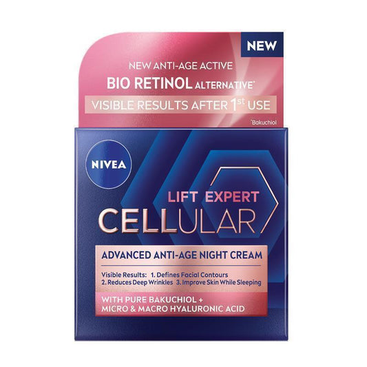 NIVEA Cellular Lift Expert Night Cream 50ml - Nighttime Renewal