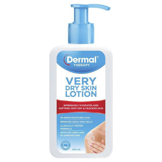 Dermal Therapy Very Dry Skin Lotion 500ml - 24-Hour Moisture Lock - Auzzi Store