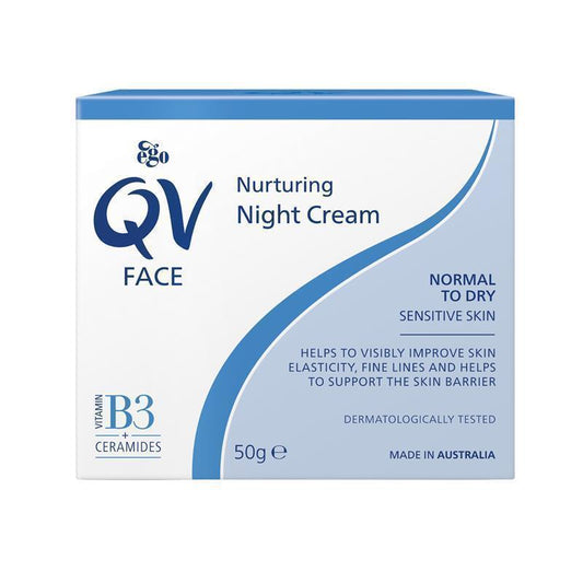 Ego QV Face Nurturing Night Cream 50g - Hydrate While You Sleep