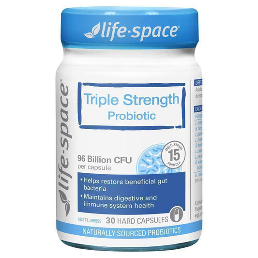 Life-Space Triple Strength Probiotic - 30 Capsules for Enhanced Gut Health - Auzzi Store