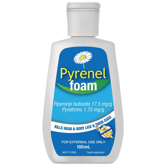 Pyrenel Foam 100ml - Effective Head Lice Treatment - Auzzistore