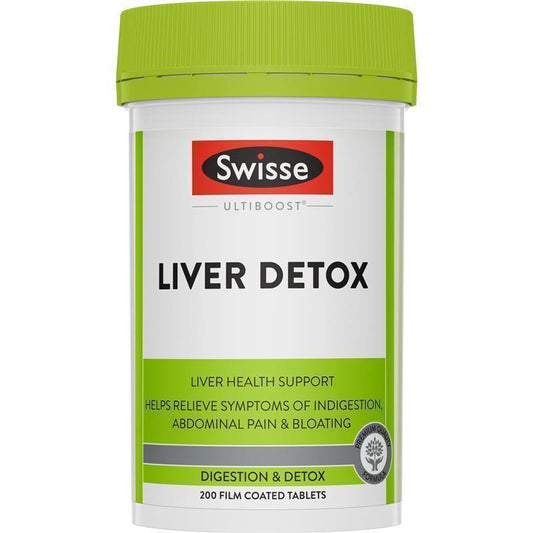 Swisse Ultiboost Liver Detox 200 Tablets - Natural Liver Support-Auzzi Store