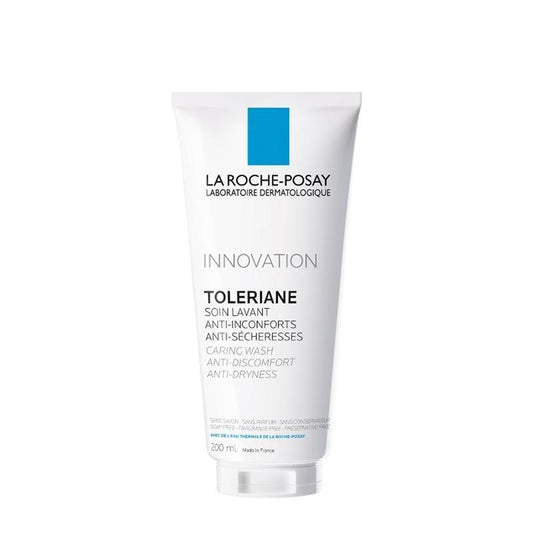 La Roche-Posay Toleriane Caring Wash Cleanser 200ml - Gentle Care for Sensitive Skin - Auzzi Store