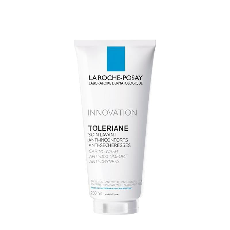 La Roche-Posay Toleriane Caring Wash Cleanser 200ml - Gentle Care for Sensitive Skin - Auzzi Store