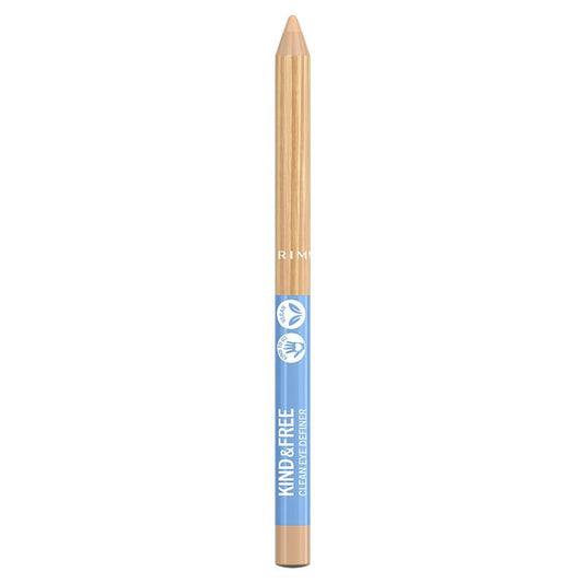 Rimmel London Kind & Free Clean Eyeliner #05 Creamy White - High Impact Eye Definition – view 2 - Auzzistore