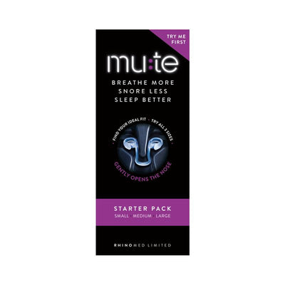 Mute Snoring Relief Trial Pack - Breathe Better, Sleep Better