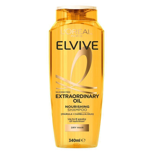 L'Oreal Elvive Extraordinary Oils Shampoo 340ml - Nourishing & Hydrating