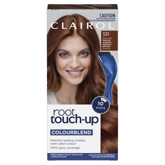 Clairol Nice N Easy Root Touch Up Permanent Hair Colour 5R Medium Auburn - Quick Color Refresh - Auzzi Store